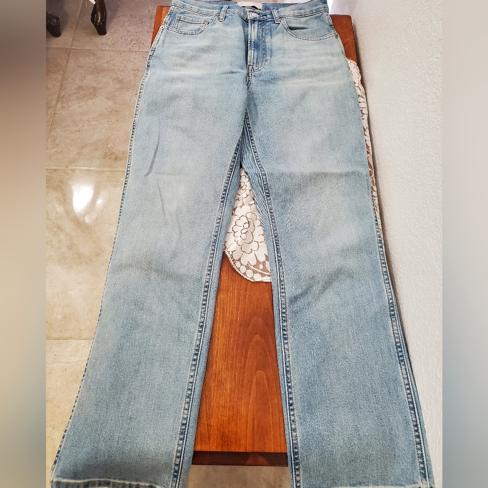 Everlane, The Cheeky Bootcut Jean, Sunbleached Blue, 27 R